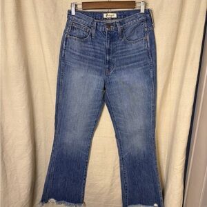 Madewell Flare Jeans in Classic Blue
